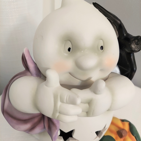 Vtg Halloween Ghost Light Bat Pumpkin Blanket Holiday Accent Light Electic - Picture 7 of 12